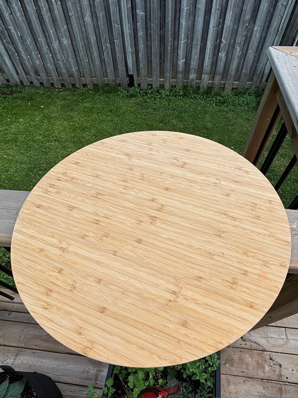 IKEA ELRITSA 20” Lazy Susan, Bamboo